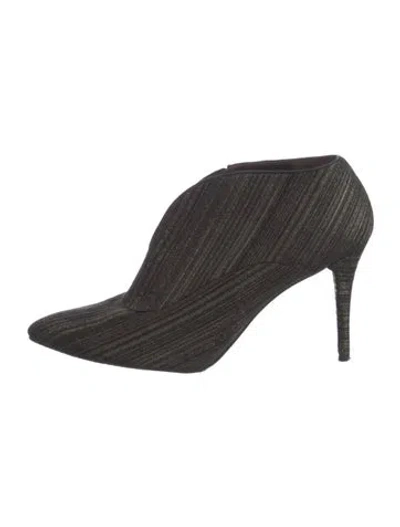Pre-owned Stuart Weitzman Patterned Boots In Black