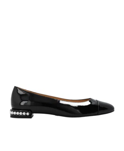 STUART WEITZMAN STUART WEITZMAN PEARL EMBELLISHED FLAT SHOES