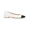 Stuart Weitzman Pearl Flat Pink Leather Ballerinas