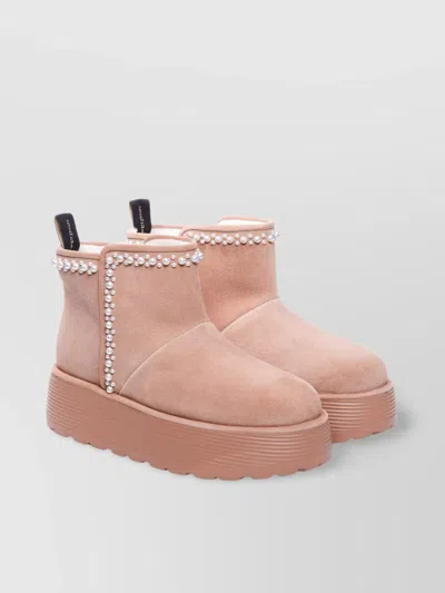 Stuart Weitzman Pearl Platform Ankle Boots