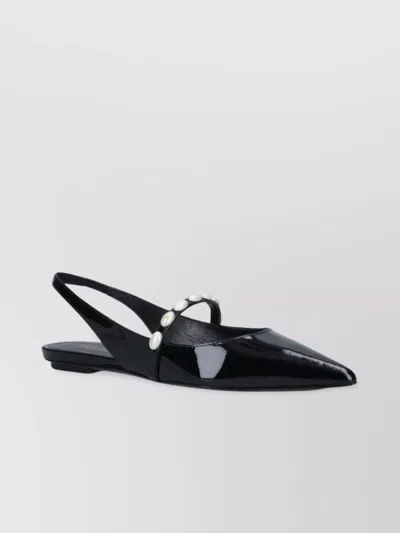 STUART WEITZMAN PEARL POINTED TOE BALLERINA SHOES