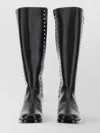 Stuart Weitzman Elegant Riding Boots With Pearl Detail