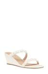 STUART WEITZMAN PEARLITA 50 WEDGE SLIDE SANDAL