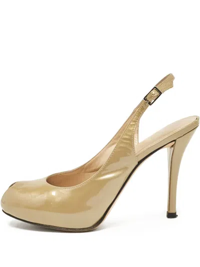 Pre-owned Stuart Weitzman Peep-toe Heeled Pumps