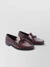 Stuart Weitzman Penny Strap Loafers Glossy Finish