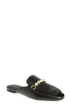Stuart Weitzman Perla Imitation Pearl Mule In Black