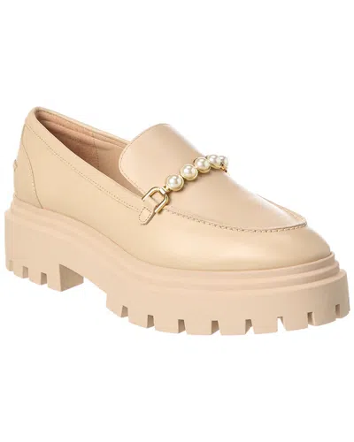 STUART WEITZMAN PERLA LEATHER LOAFER