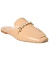 Stuart Weitzman Perla Patent Mule In Beige