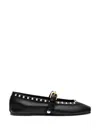 Stuart Weitzman Perry Studded Ballet Flats In Multi