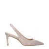 Stuart Weitzman Pink Fabric Sandal