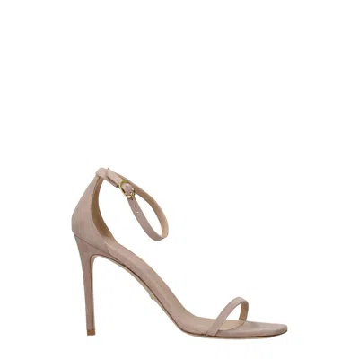 Stuart Weitzman Pink Leather Sandal