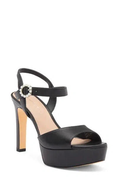 Stuart Weitzman Piper 110 Platform Sandal In Black