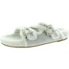 Stuart Weitzman Piper Chill Slide Womens Slip On Buckle Slide Sandals In Multi