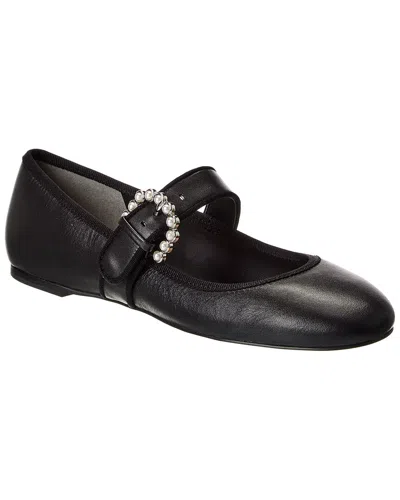 Stuart Weitzman Piper Leather Ballet Flat