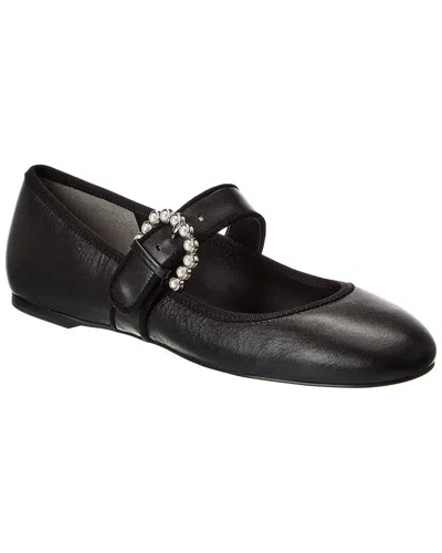 Stuart Weitzman Piper Leather Ballet Flat