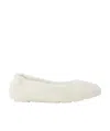 Stuart Weitzman Pirouette Super Chill Ballet Flats In White