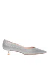 Stuart Weitzman With Heel In Silver