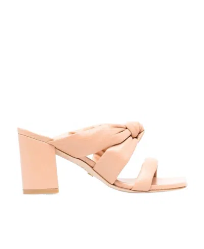 Stuart Weitzman Play 75 Knot-detail Sandals In Pink