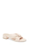 Stuart Weitzman Playa 35 Knot Slide Sandal In Rosewater