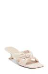 Stuart Weitzman Playa 50 Knot Kitten Heel Sandal In Pink