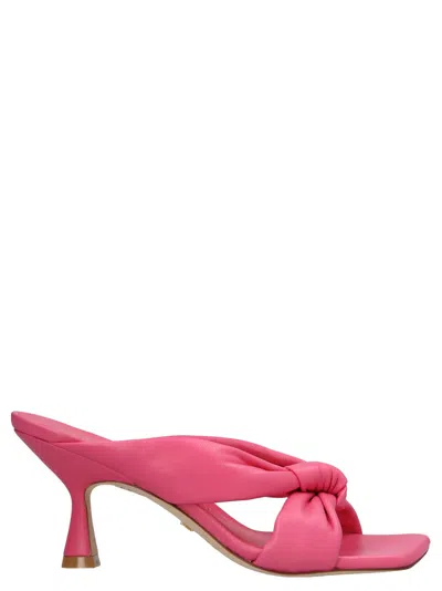 Stuart Weitzman Playa Sandals Fuchsia