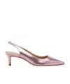 Stuart Weitzman Pointed And Low-heeled Shoes In Pink
