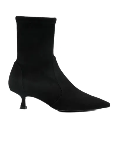 STUART WEITZMAN POINTED ANKLE BOOTS