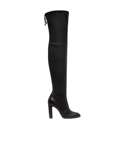 Stuart Weitzman Pointed Boots In Black