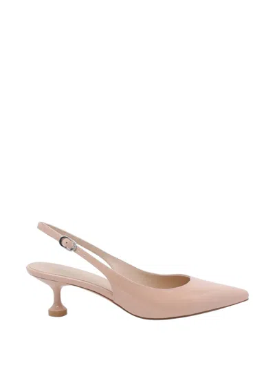 Stuart Weitzman Pointed Heeled Pumps In Brown