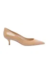 Stuart Weitzman Eva Leather Kitten-heel Pumps In Multi