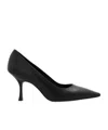 Stuart Weitzman Naomi Pointed-toe Pumps In Black