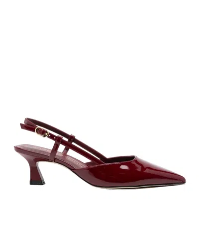 Stuart Weitzman Pointed High-heeled Sandals In Red