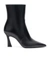 Stuart Weitzman Pointed Short Boots In Black