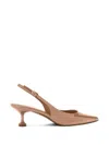 Stuart Weitzman Pointed Slingback Pumps In Multi