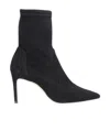 Stuart Weitzman Pointed-toe 900mm High-heel Boots In Black