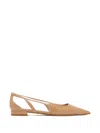 Stuart Weitzman Pointed-toe Ballet Flats In Multi