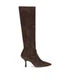 Stuart Weitzman Pointed-toe Boots In Brown