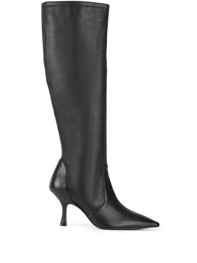 Stuart Weitzman Pointed-toe Boots In Black