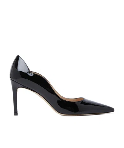 Stuart Weitzman Pointed-toe Leather Pumps