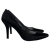 Stuart Weitzman Stuart Power Suede Pumps In Black