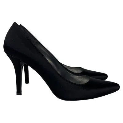 Stuart Weitzman Eva 100mm Suede Pumps In Black