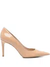 Stuart Weitzman Pointed-toe Pumps In Neutral