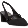 Stuart Weitzman Suede Mary Jane Slingback Pumps In Black Suede