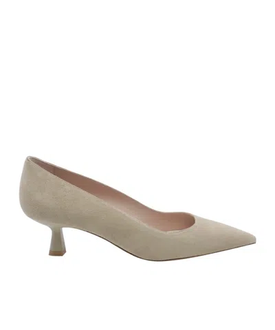 Stuart Weitzman Pointed-toe High Heels In Brown