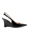 Stuart Weitzman Pointed-toe High-heeled Sandals In Black