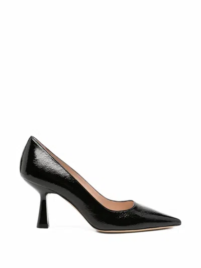 Stuart Weitzman Pointed-toe Patent Pumps In Black