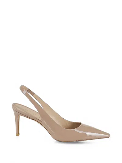 Stuart Weitzman Pointed-toe Slingback Pumps In Brown
