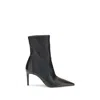 Stuart Weitzman Pointed-toe Stiletto Ankle Boot In Black