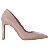 Stuart Weitzman Polish Pumps In Pink Leather
