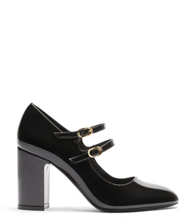 Stuart Weitzman 85mm Posh Mary Jane Shoes In Black